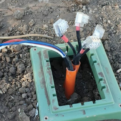 Underground Power Lines Installation