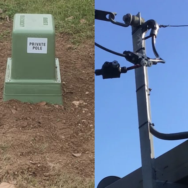 Consumer mains installation